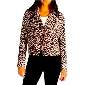 Kut from the Kloth Leopard moto jacket